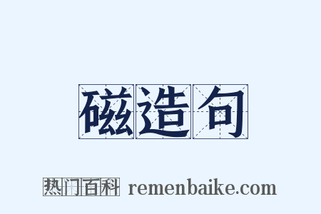 磁造句是什么意思的图片